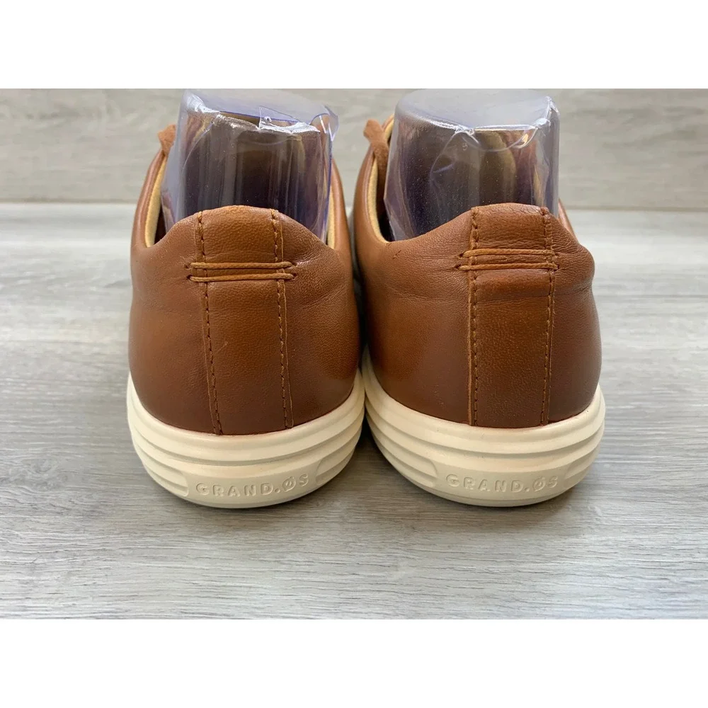 Cole Haan Grand Crosscourt II Men's Sneakers Tan Leather 9.5 Comfort Shoes